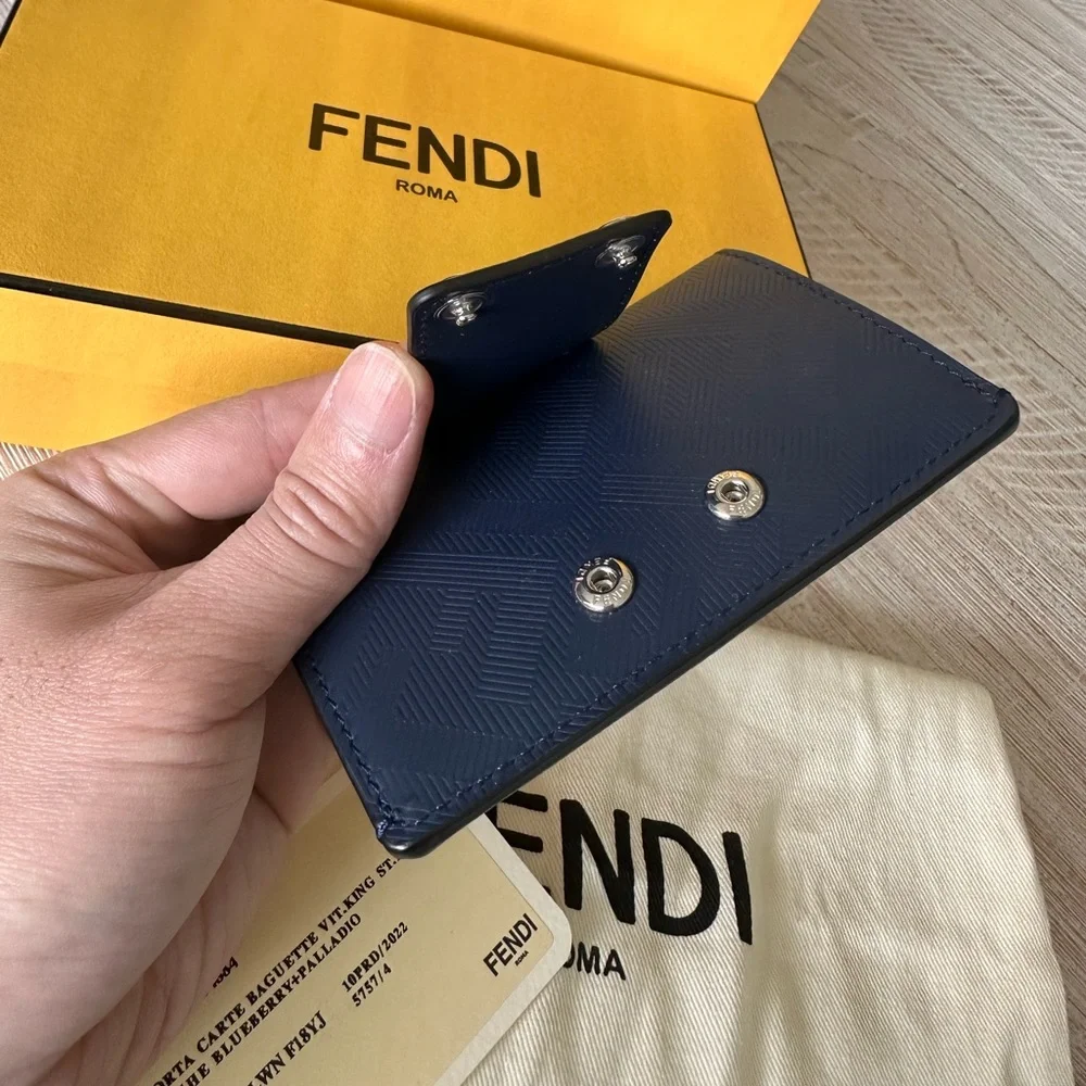 FENDI Blue Wallet - Cardholder - Picture 8 of 11